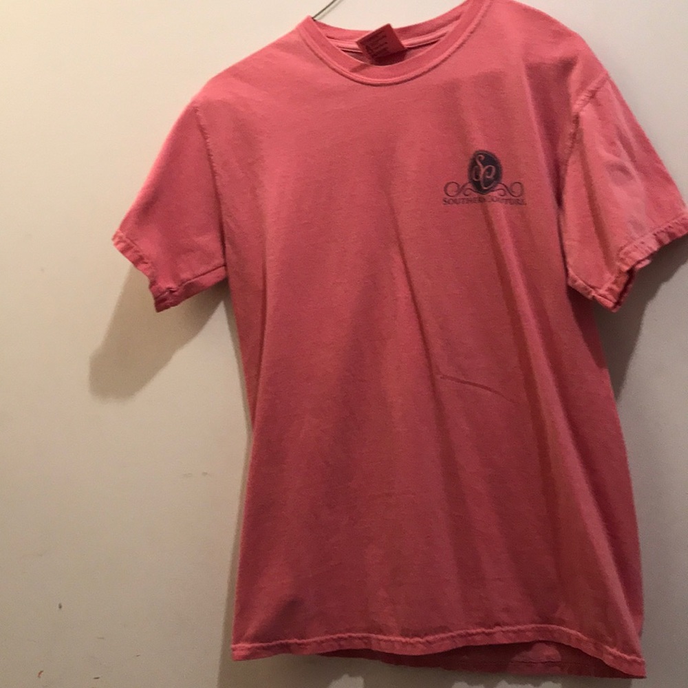 PINK SOUTHERN COUTURE T SHIRT